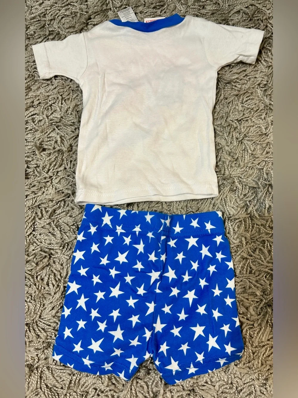 Marvel Captain America Blue White Red Star Kids Costume Set - Picture 11 of 13